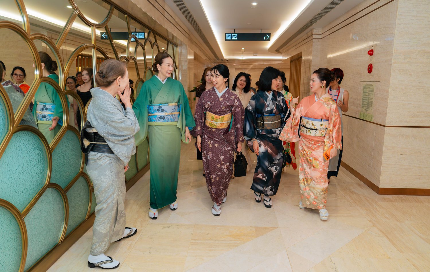 Kimono guests at MIYABI